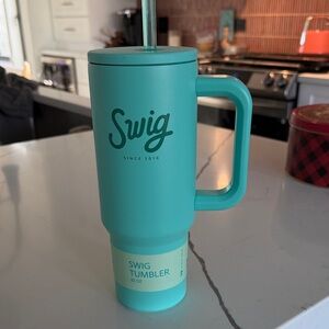 Swig Teal Travel Tumbler with Handle - 32 oz